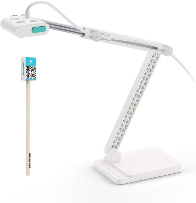 OKIOLABS OKIOCAM S2-4K Ultra HD 8MP USB Document Camera for Teachers & Classrooms with OKIOPoint AI-Tracking, Capture Near-Ledger Size, Great in Low Light, Support Mac, USB-C iPad, Interactive Display - Image 1